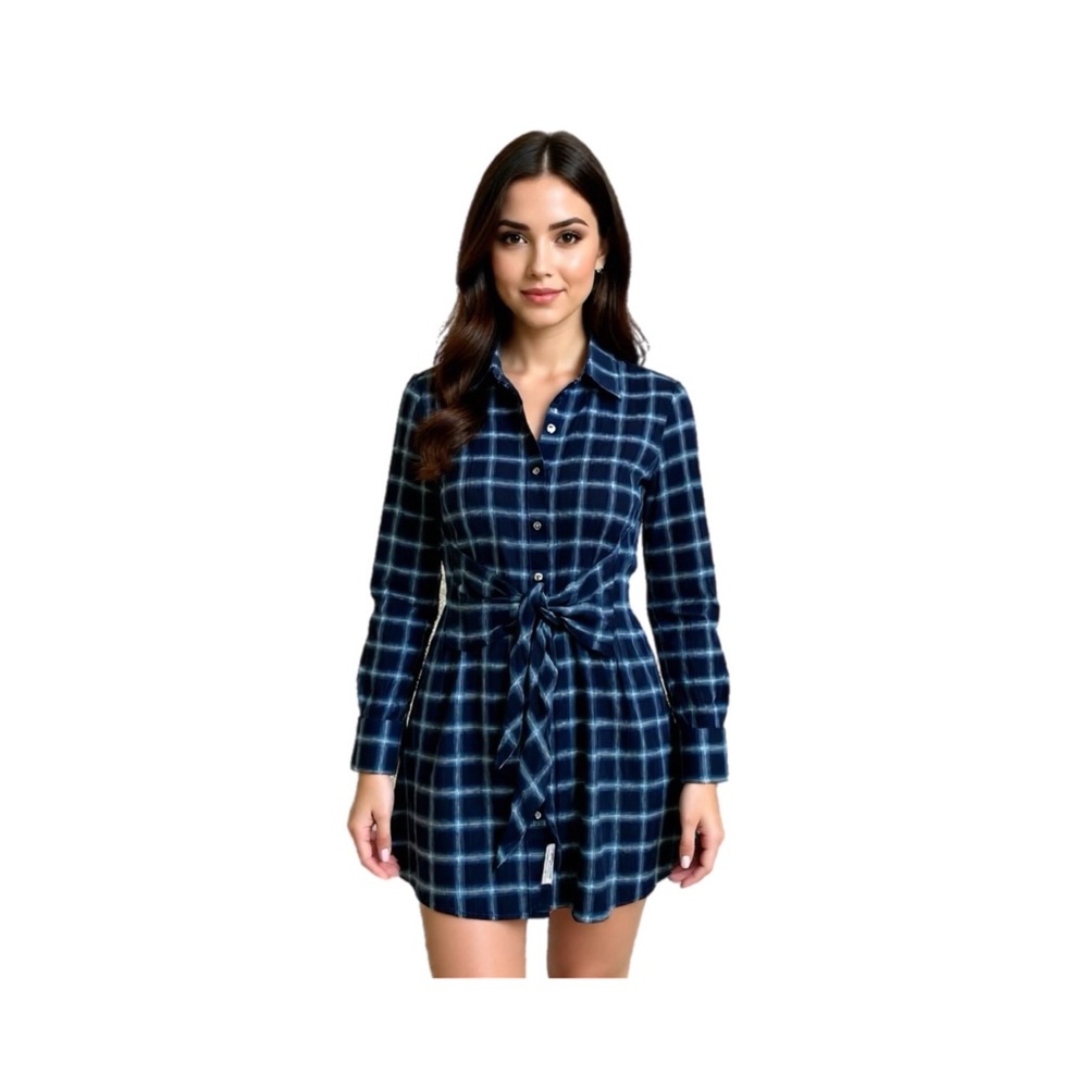 Rag & Bone/Jean- Sadie Dress in Dark Blue Multi - Size Small
